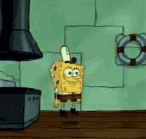 spongebob walking gif|spongebob ascending gif.